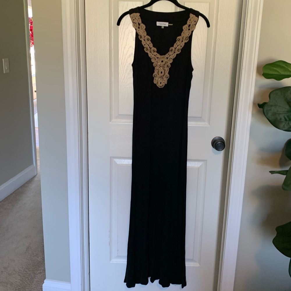 Black Calvin Klein Maxi dress